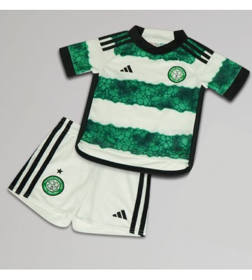 Celtic Koszulka Podstawowych Dziecięca 2023-24 Krótki Rękaw (+ Krótkie spodenki)